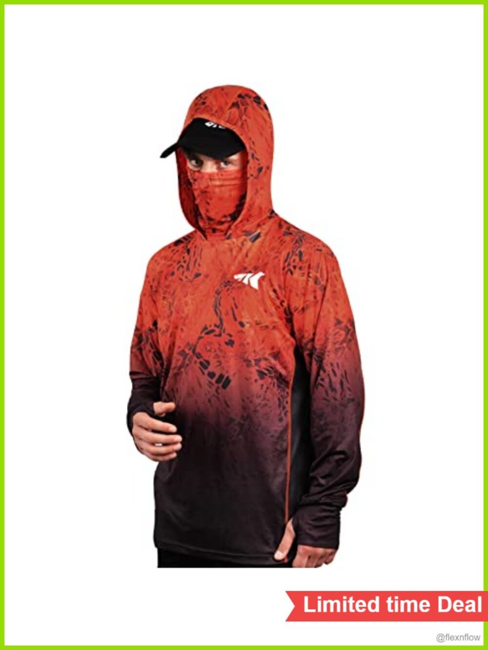 UPF50+ Fishing Hoodie Moisture Wicking Sun Protection